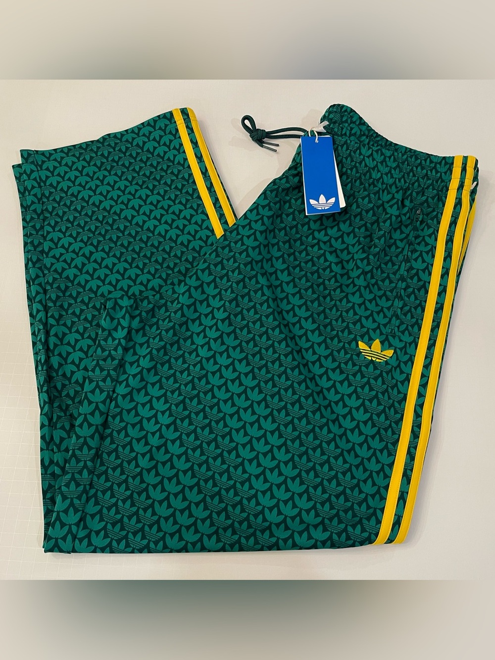 Adidas Originals Loose Fit Monogram Track Pants Men’s